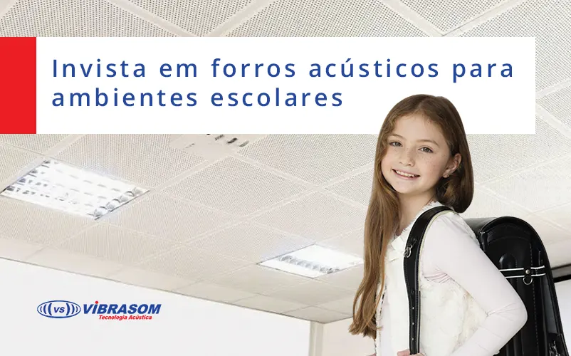 Forros acústicos para Ambientes escolares
