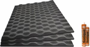 Kit de Revestimento Acustico Natural Eco Wave 30/10 Kit de Revestimento Acustico Natural Eco Wave 30/10